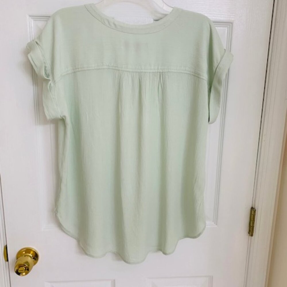 LOFT V-neck blouse - Picture 3 of 8